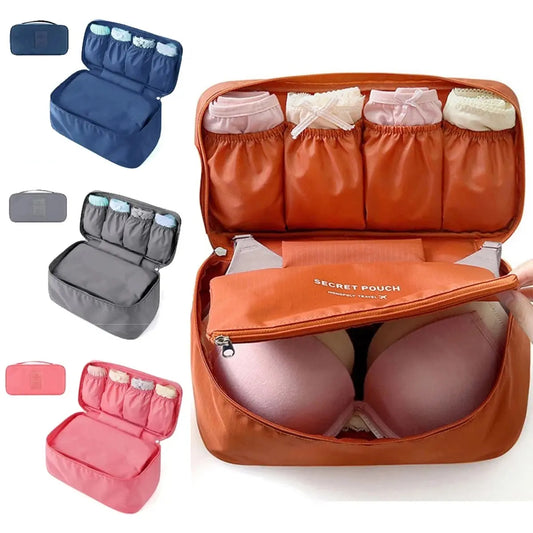 Portable Travel Bra & Underwear Organizer Bag