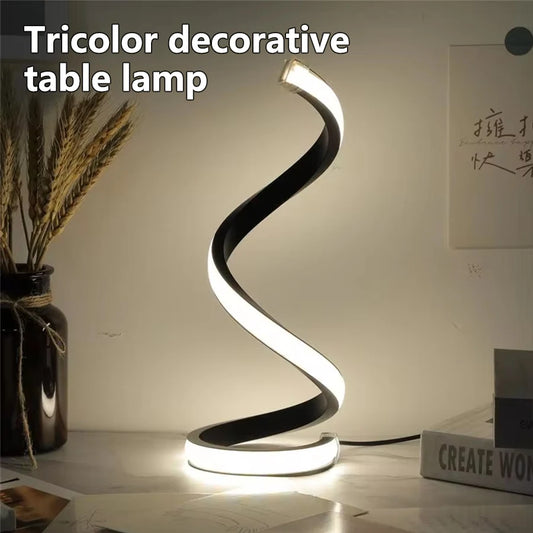 LED Spiral Night Table Lamp