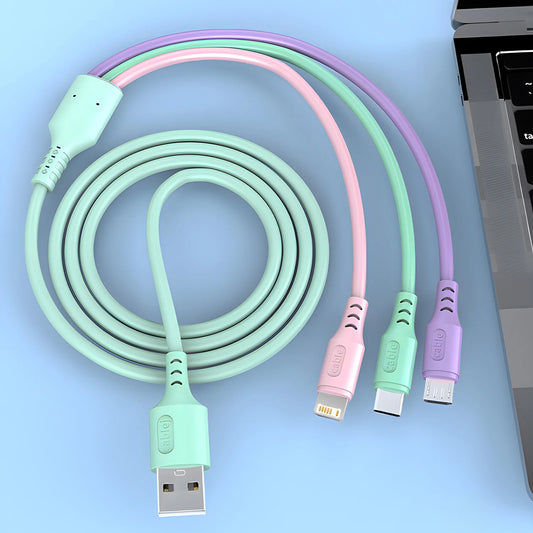 3-in-1 Fast Charging Cable (iPhone/Micro/Type-C)