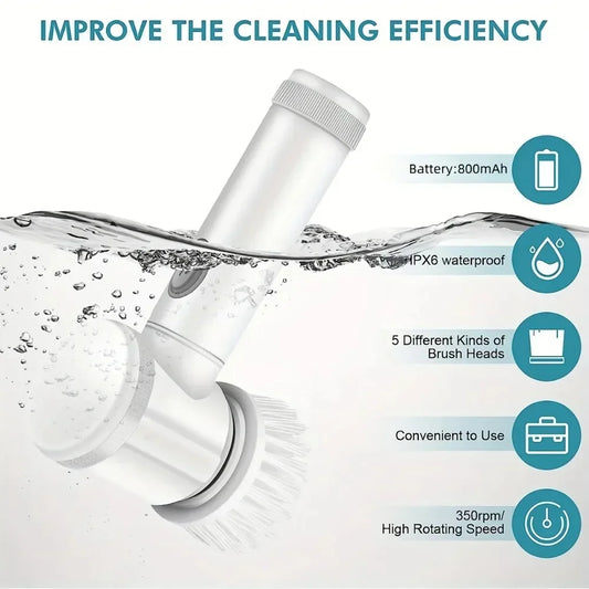 Cleaning Brush Power Scrubber Electric Brush Home