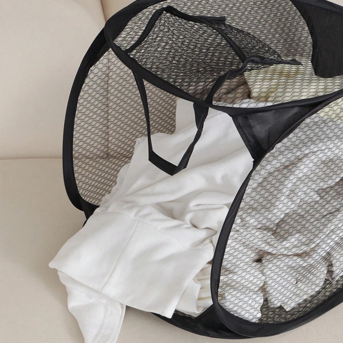 1pc-Folding Dirty Laundry Sorting Basket Washing
