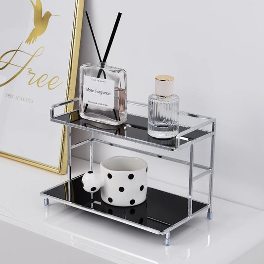 Metal Desktop Layered Storage Rack