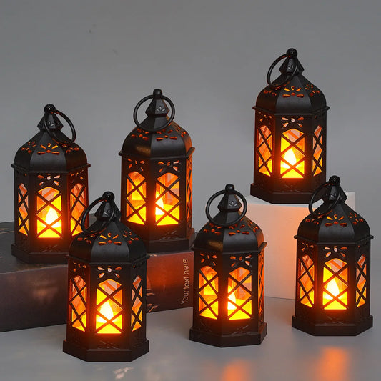 Retro Hexagonal Desktop LED Lamp