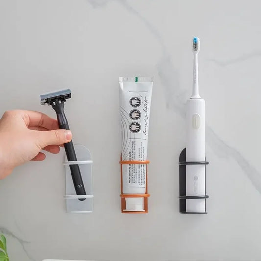 Wall-Mounted Electric Toothbrush & Razor Holder