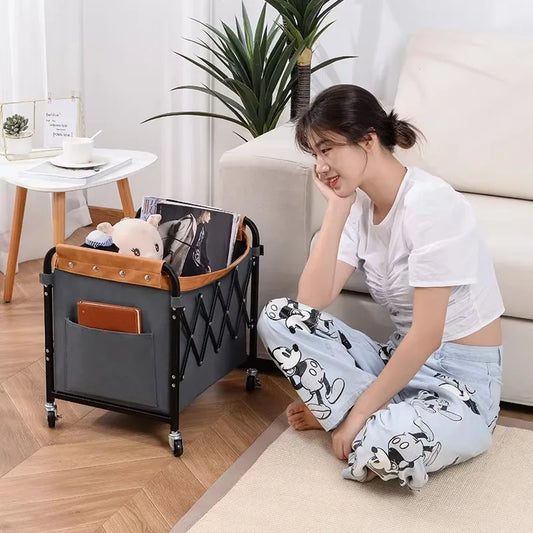 Japanese Foldable Laundry Basket with Wheels