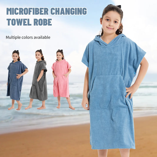 Kids Hooded Bath & Beach Towel