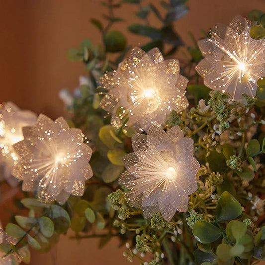 2–3M LED Fiber Optic Fairy Lights Christmas Garland