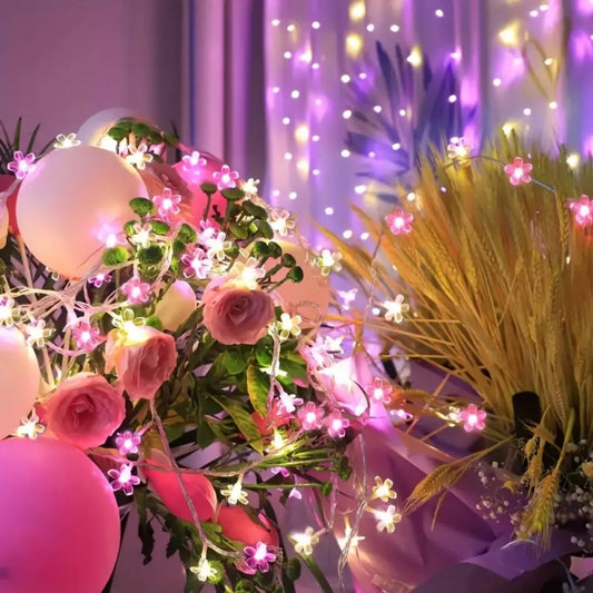 LED Cherry Blossom Fairy String Lights