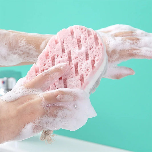 Sponge Bath Ball – Full Body Exfoliating Massage Brush