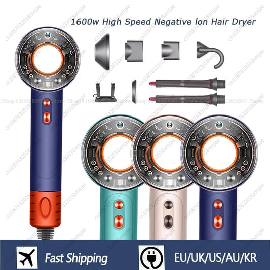 Leafless Hair Dryer with Negative Ion 220V
