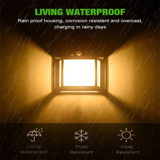 Solar LED Outdoor Wall Light (Motion Sensor)