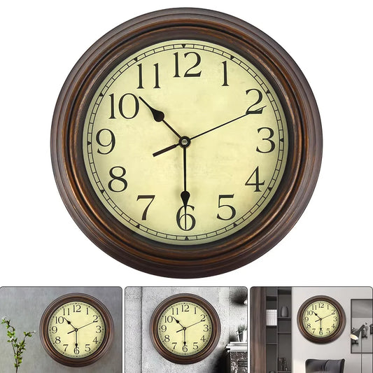 Large Retro Wall Clock