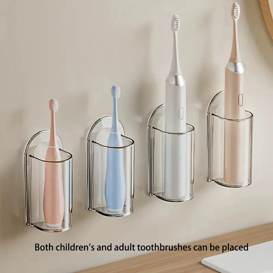 Wall-Mounted Non-Perforated Toothbrush Holder
