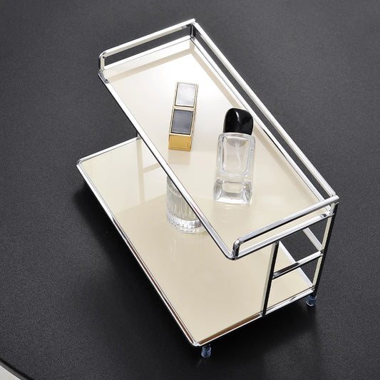 Metal Desktop Layered Storage Rack