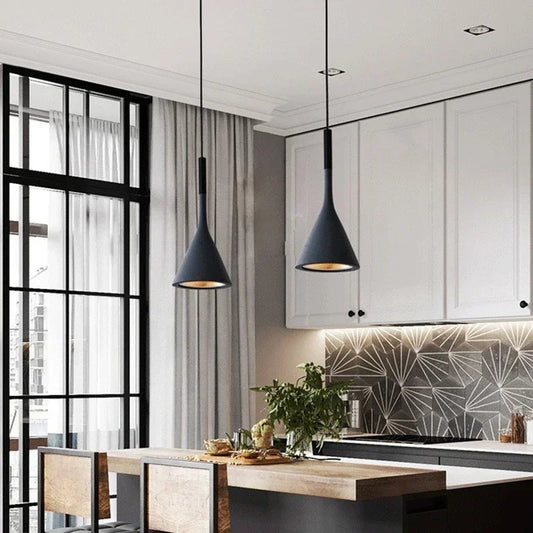 Modern LED White Pendant Light E27