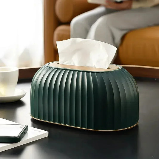 Striped Luxury Tissue Box