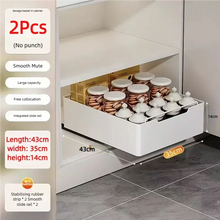 Pull-Out Kitchen Cabinet Organizer – Sliding Storage Rack with Smooth Glide Rails