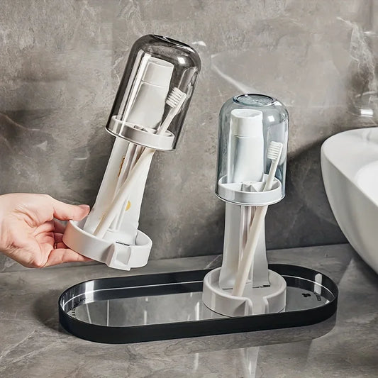 Toothbrush Holder with Dust Cover