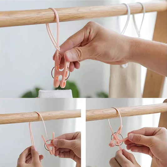 Plastic Windproof Non-Slip Laundry Clips