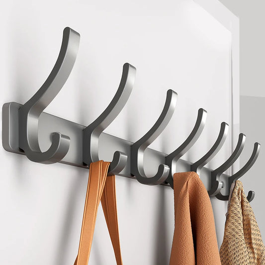 No-Drill Door Hook – Punch-Free Wall & Door Hanging Organizer