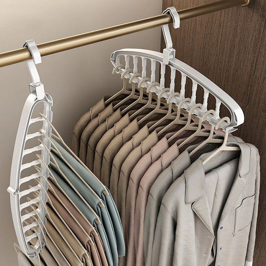 11-Hole Rotating Foldable Clothes Hanger