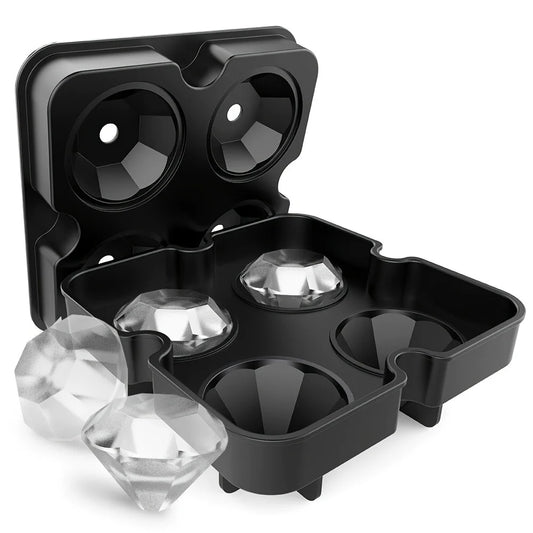 DIY Diamond-Shaped Ice Cube Tray Mold – Make Unique Ice Cubes at Home
