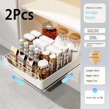 Pull-Out Kitchen Cabinet Organizer – Sliding Storage Rack with Smooth Glide Rails