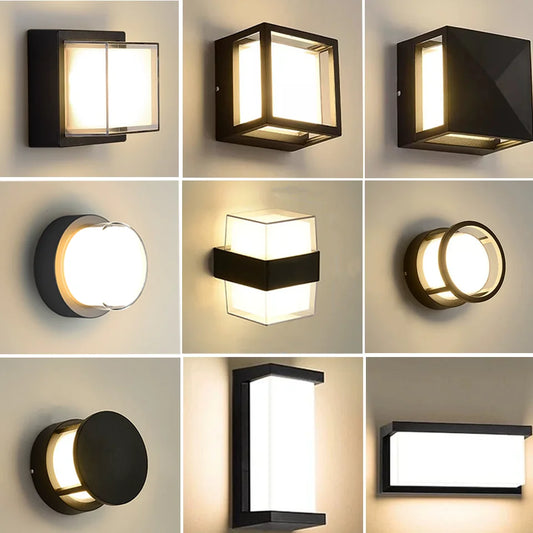 LED Outdoor Motion Sensor Wall Light