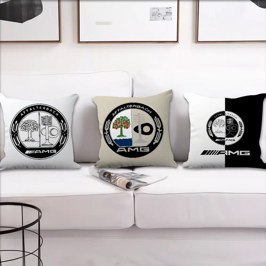 Sport Car Logo Cushion Cover – Soft & Comfortable