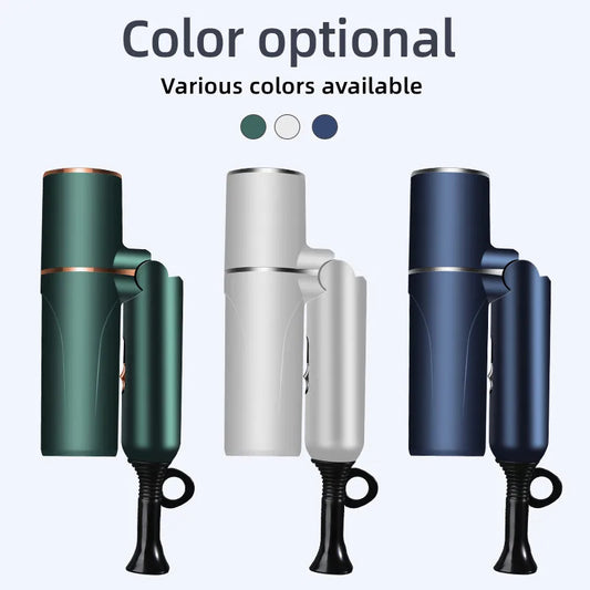 Professional Foldable Hair Dryer with Negative Ion & Blue Light