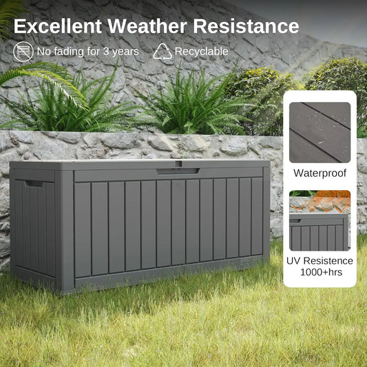 90-Gallon Outdoor Deck Storage Box