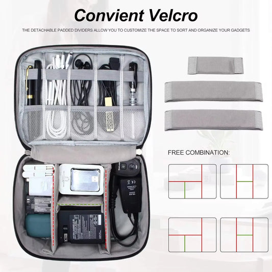Waterproof Travel Cable Organizer Bag