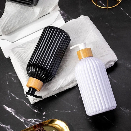 500ml Bamboo Pump Soap Dispenser