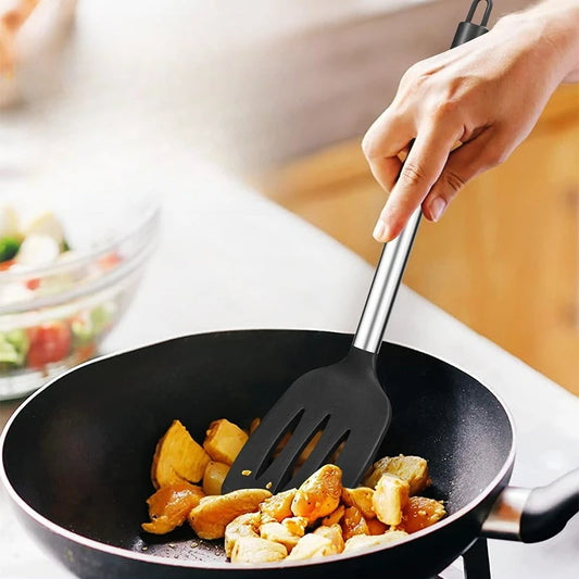 1/2PCS Silicone Spatula Set – Heat-Resistant Non-Stick Cooking Tools