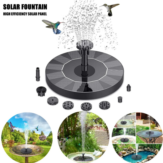 Mini Solar Water Fountain – Outdoor Pond, Pool & Bird Bath Garden Decoration