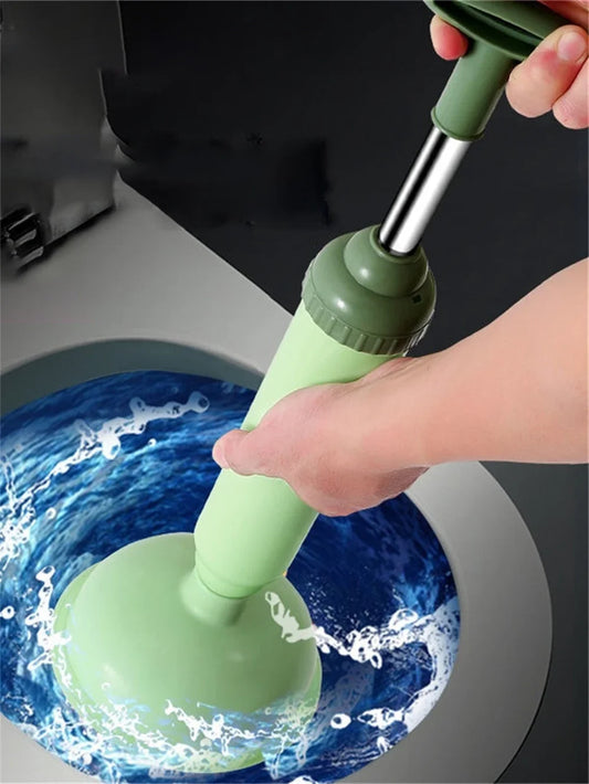 Silicone High-Pressure Toilet Plunger – Anti-Clog Drain Cleaner