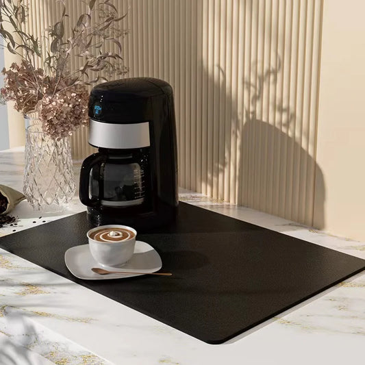 VIKAMA Diatomite Coffee Placemats – 30x40cm Absorbent Table Mats