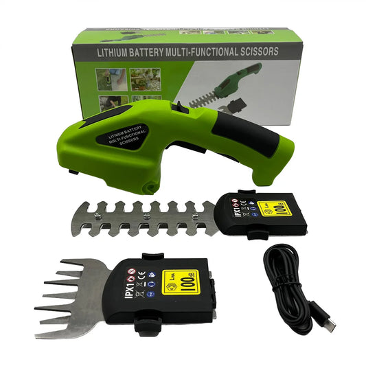 2-in-1 Cordless Electric Hedge Trimmer & Pruner