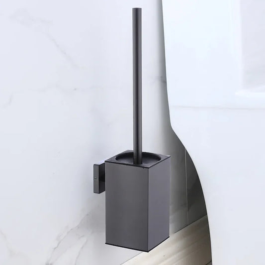 Wall-Mounted Stainless Steel Toilet Brush Holder