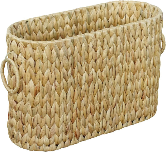 Water Hyacinth Toilet Paper Storage Basket – Large Capacity
