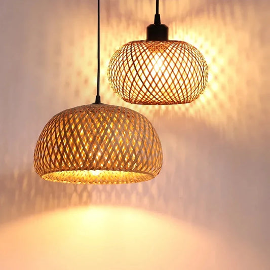 Handmade Bamboo Rattan Pendant Lamp