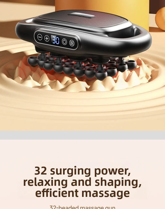 32-Head Wireless Massage Gun
