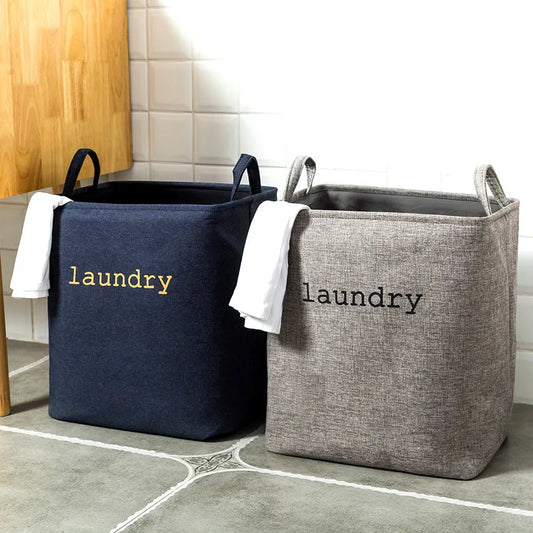 Jute Cloth Art Dirty Clothes Collection Basket