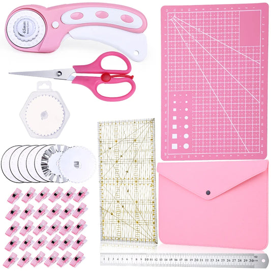 KRABALL Rotary Cutter Kit with A3 Mat & Sewing Tools