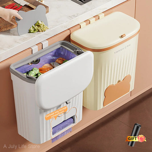 8.5/12L Wall Mounted Trash Can