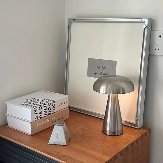 Retro Mushroom LED Table Lamp – Touch Bedside Light