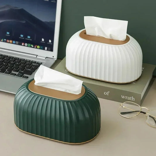 Striped Luxury Tissue Box