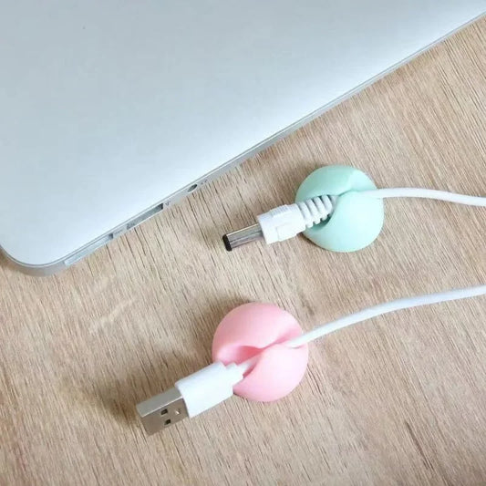 10PCS Candy Color Cable Clips