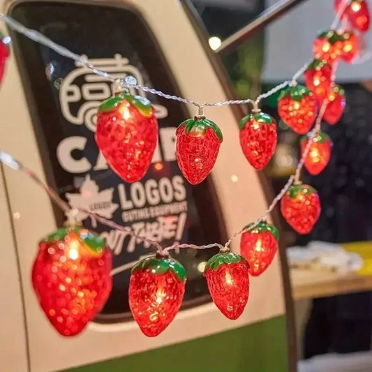 LED Strawberry Fairy String Lights