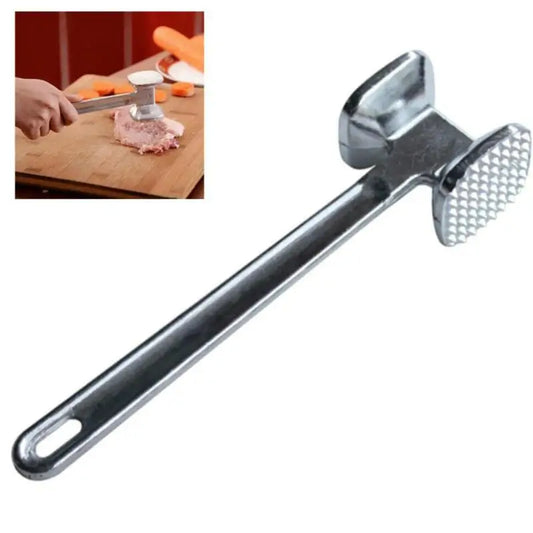Stainless Steel Meat Tenderizer Hammer – Double-Sided